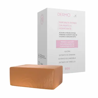 SABONETE INTIMO CALMANTE E HIDRATANTE DERMOSEX - 90G