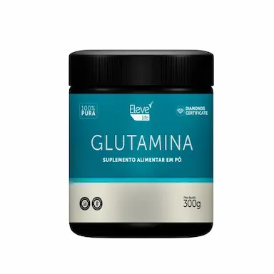 GLUTAMINA 300G - 1 UNIDADE ELEVE LIFE + E-BOOK