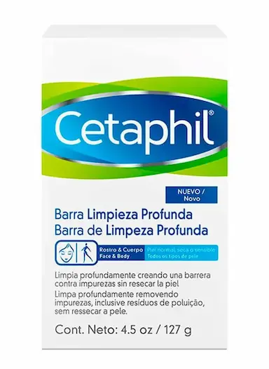 SABONETE DE LIMPEZA BARRA PROFUNDA FACIAL E CORPORAL CETAPHIL 127G
