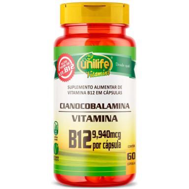 VITAMINA B12 - CIANOCOBALAMINA - 60 CAP - 450MG