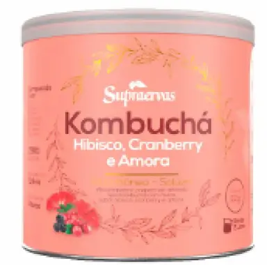 KOMBUCHá - HIBISCO, CRANBERRY E AMORA 100G - SUPRA ERVAS