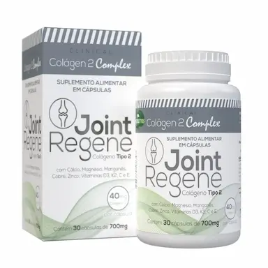 COLAGÉNO TIPO II COMPLEX JOINT REGENE - 30 CAPS SUPRA ERVAS