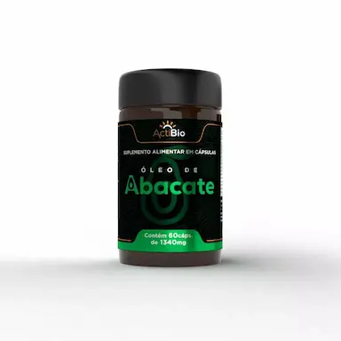 ÓLEO DE ABACATE - 1340MG - 60 CAPS - SUPRA ERVAS