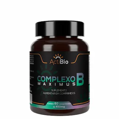 COMPLEXO B MAXIMUS - 60 COMP - ACTIBIO - SUPRA ERVAS