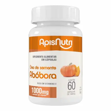 OLéO DE SEMENTE DE ABóBORA - 60 CAPS - APISNUTRI