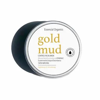GOLD MUD MASCARA DE ARGILA AMARELA ILUMINADORA + VITAMINA C 100G