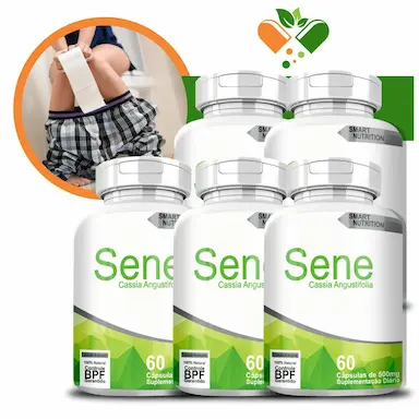 KIT COM 5 SENE 500MG 60 CáPSULAS