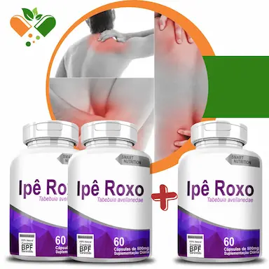 COMPRE 2 LEVE 3 IPê ROXO 500MG 60 CáPSULAS