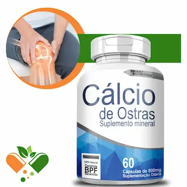CáLCIO DE OSTRAS 800MG 60 CáPSULAS