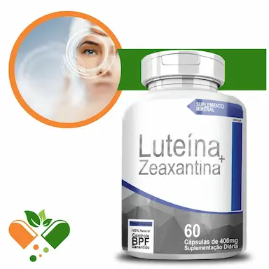 LUTEINA E ZEAXANTINA 400MG 60 CáPSULAS