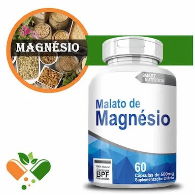 MALATO DE MAGNéSIO  500MG 60 CáPSULAS