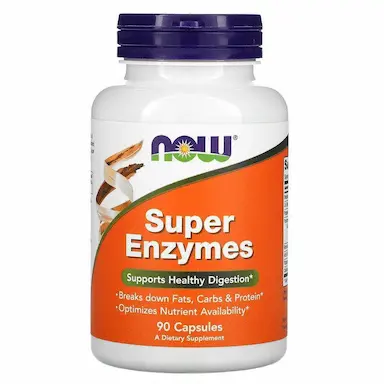 SUPLEMENTO ALIMENTAR EM CáPSULAS SUPER ENZIMAS DIGESTIVAS - NOW FOODS  90