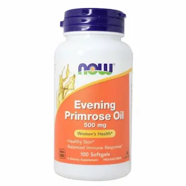 Suplemento Alimentar de Óleo de Prímula 500mg Com 100 Cápsulas Gelationosas - Now Foods