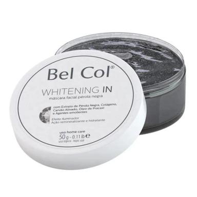MáSCARA PéROLA NEGRA ILUMINADORA WHITENING IN BEL COL 50G