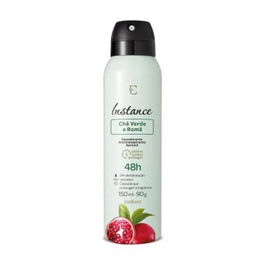 EUDORA INSTANCE CHá VERDE ROMã DESODORANTE AEROSOL 150ML
