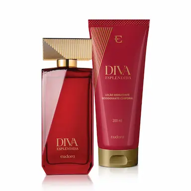 EUDORA KIT DIVA ESPLêNDIDA: DESODORANTE COLôNIA 100ML + LOçãO CORPORAL 200ML