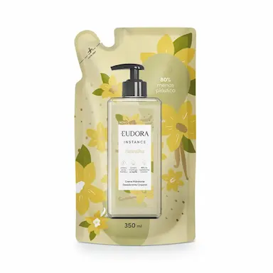REFIL CREME HIDRATANTE DESODORANTE CORPORAL INSTANCE BAUNILHA 350ML