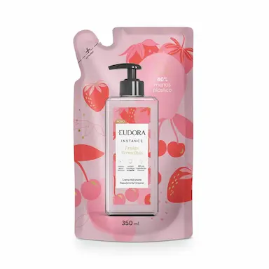 REFIL CREME HIDRATANTE DESODORANTE CORPORAL INSTANCE FRUTAS VERMELHAS 350ML