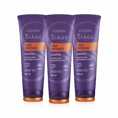 COMBO SHAMPOO SIàGE LISO INTENSO 3X 250ML