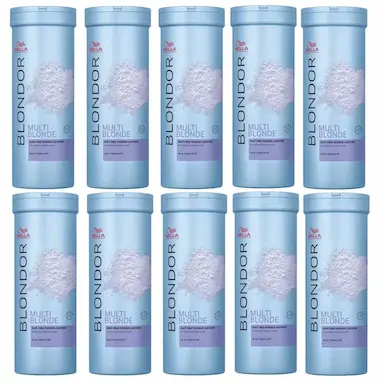 WELLA BLONDOR DESCOLORANTE EM Pó DUST-FREE 400G - 10 UNIDADES