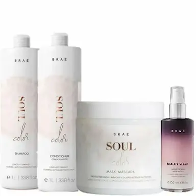 BRAÉ SOUL COLOR DUO 1L MASCARA 500G E BEAUTY SLEEP 100ML