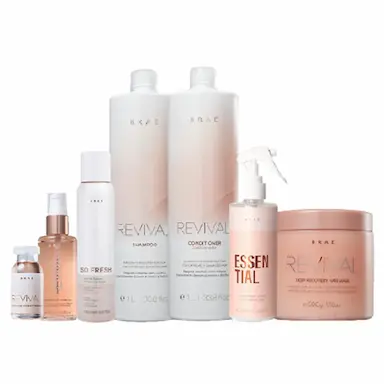 BRAE REVIVAL DUO 1L ESSENTIAL 260ML MASCARA 500G SHINE OIL 60ML POWER DOSE 13ML E SO FRESH 150ML