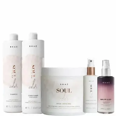 BRAÉ SOUL COLOR DUO 1L PRIME SPRAY 100ML MASCARA 500G E BEAUTY SLEEP 100ML