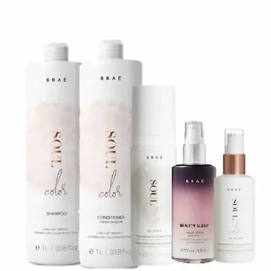 BRAÉ SOUL COLOR DUO 1L LEAVE IN BB SPRAY 200ML OIL BLEND 60ML E BEAUTY SLEEP 100ML