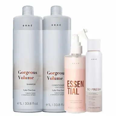 BRAÉ GORGEOUS VOLUME DUO 1L ESSENTIAL 260ML E SO FRESH 150ML