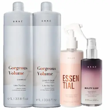 BRAÉ GORGEOUS VOLUME DUO 1L ESSENTIAL 260ML E BEAUTY SLEEP 100ML