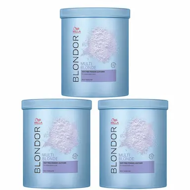 WELLA PROFESSIONALS BLONDOR DESCOLORANTE EM Pó DUST-FREE 800G C/3