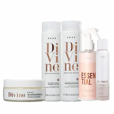 BRAE DIVINE DUO 250ML MáSCARA 200ML ESSENTIAL 260ML E SO FRESH 150ML