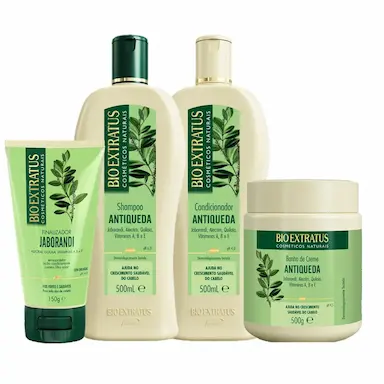 BIO EXTRATUS JABORANDI DUO BANHO DE CREME 500G E FINALIZADOR 150G