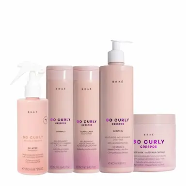KIT BRAé GO CURLY CRESPOS TOTAL E SPRAY CONDICIONANTE (5 PRODUTOS)