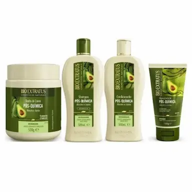 BIO EXTRATUS PóS-QUíMICA DUO BANHO DE CREME 500ML E FINALIZADOR 150ML