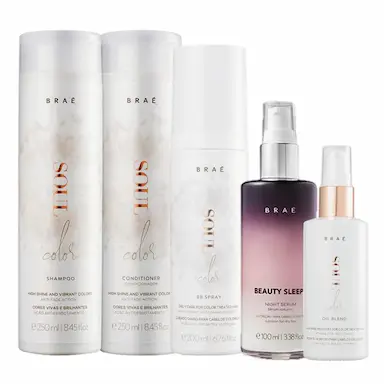BRAÉ SOUL COLOR DUO 250ML LEAVE IN BB SPRAY 200ML OIL BLEND 60ML E BEAUTY SLEEP 100ML
