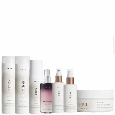 BRAÉ SOUL COLOR DUO 250ML LEAVE IN 200ML MASCARA 200G OIL BLEND 60ML PRIME SPRAY 100ML E BEAUTY SLEEP 100ML