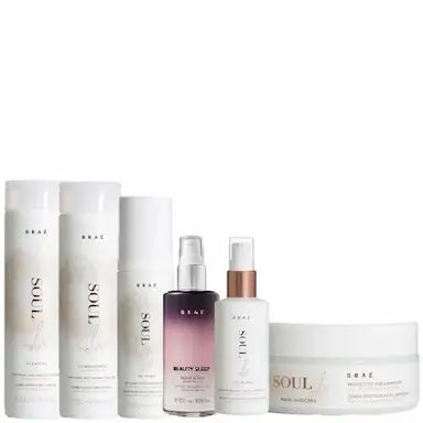 BRAÉ SOUL COLOR DUO 250ML LEAVE IN 200ML MASCARA 200G OIL BLEND 60ML E BEAUTY SLEEP 100ML