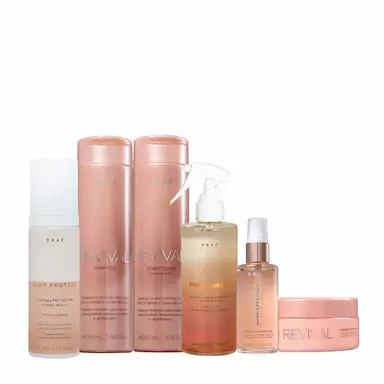 KIT BRAé HIGH PROTECT THERMAL DUO MáSCARA OIL E LEAVE - IN (6 PRODUTOS)