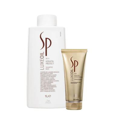 KIT SP SYSTEM PROFESSIONAL LUXE OIL SHAMPOO LITRO E CONDICIONADOR 200ML (2 PRODUTOS)