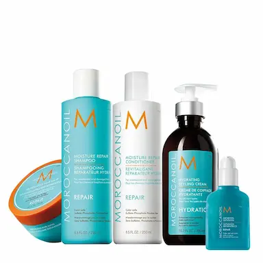 KIT MOROCCANOIL REPARADOR DUO CREME ANTIFRIZZ MáSCARA REPARADORA E MENDING INFUSION REPAIR (5 PRODUTOS)