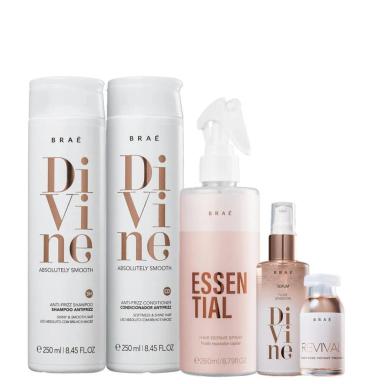 KIT BRAE DIVINE POWER DOSE HOME CARE ESPECIAL  (5 PRODUTOS)
