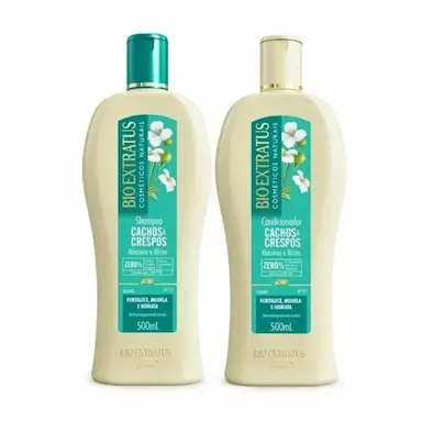 BIO EXTRATUS CACHOS &amp;amp;AMP; CRESPOS KIT DE SHAMPOO + CONDICIONADOR 500ML