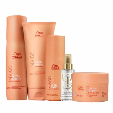 WELLA PROFESSIONALS INVIGO NUTRI-ENRICH DUO HOME CARE MASCARA BALSAMO 150ML E OIL REFLECTIONS LIGHT 100ML