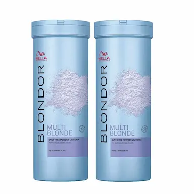 WELLA PROFESSIONALS BLONDOR DESCOLORANTE EM Pó DUST-FREE 400G C/2