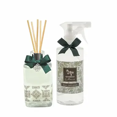 KIT FLORA VIE BAMBOO DIFUSOR DE AROMAS E ÁGUA PERFUMADA (2 PRODUTOS)