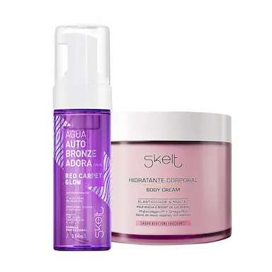 KIT SKELT RED CARPET GLOW HIDRATANTE CORPORAL URBAN ÁGUA DARK (2 PRODUTOS)