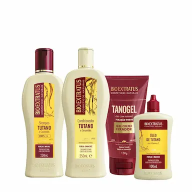 KIT BIO EXTRATUS TUTANO DUO BANHO DE ÓLEO E GEL FIXADOR (4 PRODUTOS)