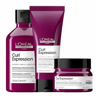KIT L'ORéAL PROFESSIONNEL CURL EXPRESSION SHAMPOO CREAM 300ML + CREME CAPILAR 200ML + MáSCARA 250ML (3 PRODUTOS)