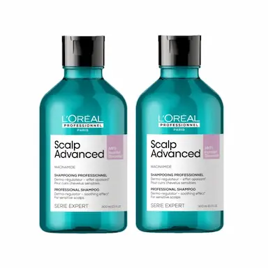 KIT L&amp;amp;#039ORéAL PROFESSIONNEL SCALP ADVANCED ANTI INCONFORT DISCOMFORT  SHAMPOO CALMANTE 300ML (2 UNIDADES)